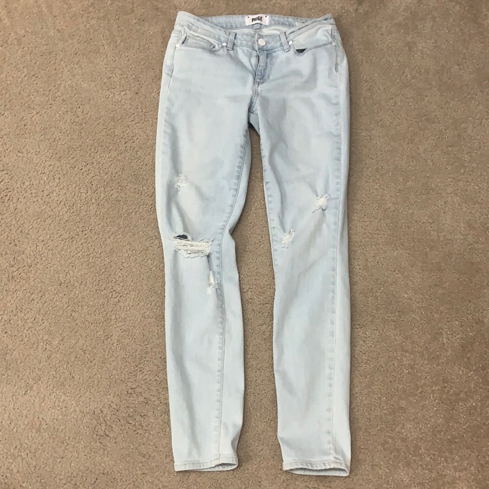 Paige Light Wash Jeans - Size 28
